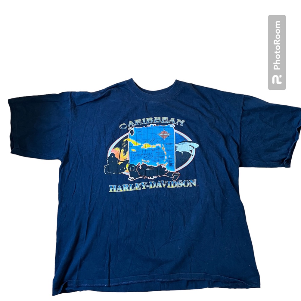 Caribbean Harley-Davidson St. Maarten N.A. T-shirt Size XXL